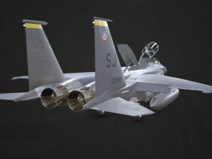 mcdonnell douglas f-15e strike eagle - low poly 3Dモデル