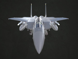 mcdonnell douglas f-15e strike eagle - low poly 3Dモデル