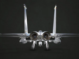 mcdonnell douglas f-15e strike eagle - low poly 3D Model