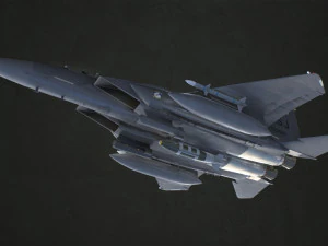 mcdonnell douglas f-15e strike eagle - low poly 3D Model