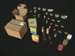 urban trash with garbage bags - low poly 3D Model