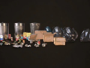 urban trash pack vol 1 - low poly 3D Model