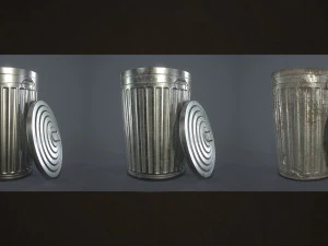 urban trash pack vol 1 - low poly 3D Model