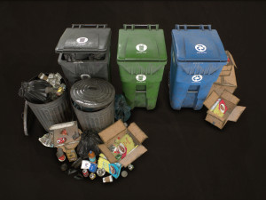 urban trash pack vol 2 - low poly 3D Model