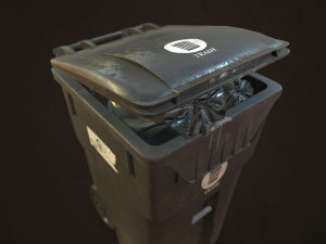 urban trash pack vol 3 - low poly Modello 3D
