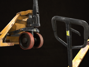hand pallet truck - low poly 3D 模型