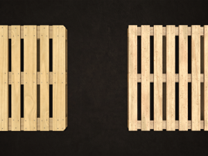 wooden pallets - low poly Modelo 3D