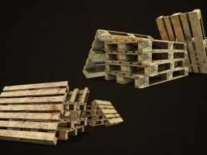 industrial warehouse pack vol 1 - low poly Modello 3D