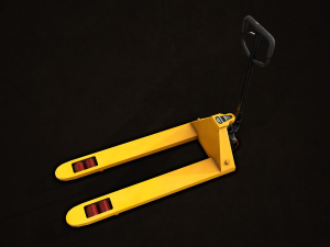 pallet jack with pallets - low poly 3D Model