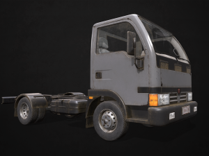 light truck chassis - low poly 3D 모델