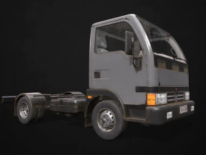 light truck chassis - low poly 3D Model