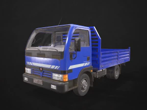 light truck tipper - low poly 3D Model