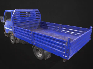 light truck tipper - low poly 3D Model