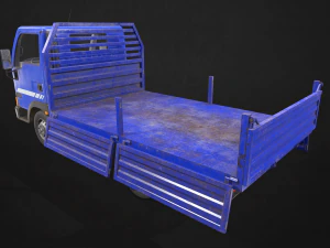 light truck tipper - low poly 3D Model