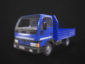 light truck tipper - low poly 3D Model