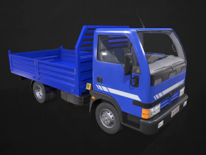 light truck tipper - low poly 3D Model
