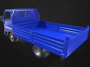light truck tipper - low poly 3D Model
