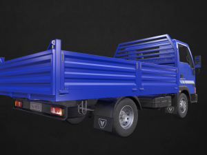 light truck tipper - low poly 3D 모델