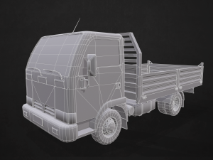 light truck tipper - low poly 3D 모델
