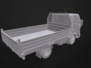 light truck tipper - low poly 3D Model