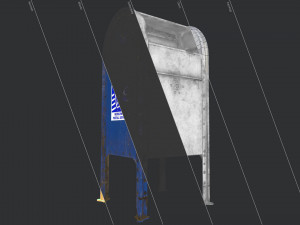 mailbox - low poly Modelo 3D