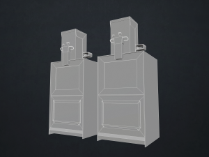newspaper dispenser - low poly 3D Модель