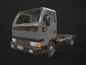 light truck collection - low poly 3D Model