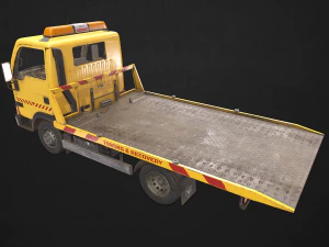 light truck collection - low poly 3D Model