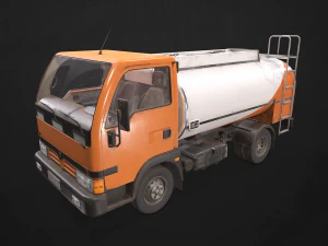 light truck collection - low poly 3D Model