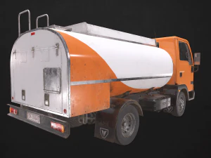 light truck collection - low poly 3D Model