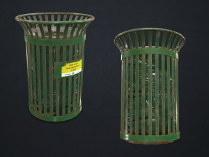 waste bin - low poly Modelo 3D