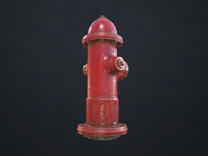 fire hydrant - low poly 3D Model