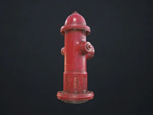 fire hydrant - low poly 3D Model