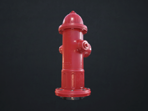 fire hydrant - low poly 3D Model