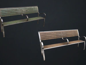 cole&ccedil;&atilde;o de elementos de rua 1 - low poly Modelo 3D