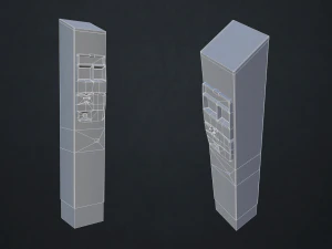 parking meter - low poly 3D Model