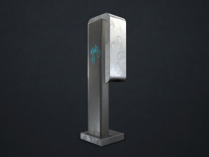 phone booth - low poly 3D 模型