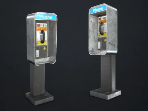 street elements collection 2 - low poly 3D Model