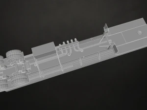 fuel tank trailer - low poly 3D Model