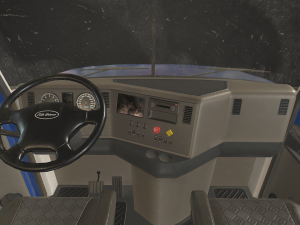 semi truck tractor - low poly 3Dモデル