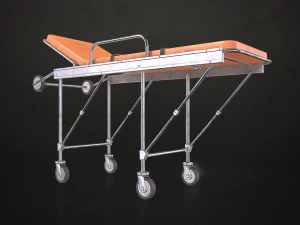 Ambulance Stretcher - Low Poly 3D Model