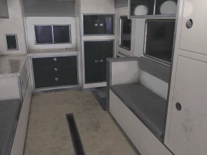 Ambulance Type 3 V1 - Low Poly 3D Model