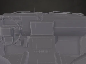 Ambulance Type 3 V1 - Low Poly 3D Model