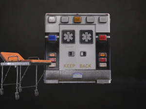 Ambulance Type 3 V5 - Low Poly 3D Model