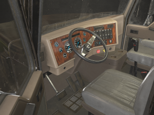 Classic Truck - Black - Low Poly 3D Модель