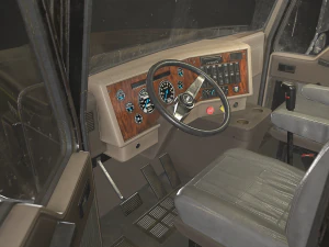 Classic Truck - Black - Low Poly 3D Model