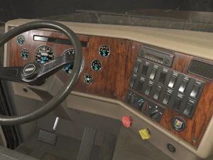 Classic Truck - Black - Low Poly 3D Model