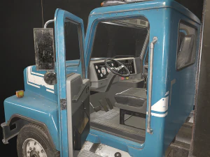 Classic Dump Truck - Low Poly 3D Model