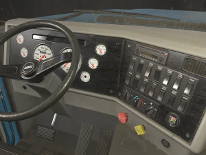 Classic Dump Truck - Low Poly 3D Model
