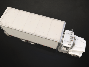 Classic Cargo Truck - Low Poly 3D Модель